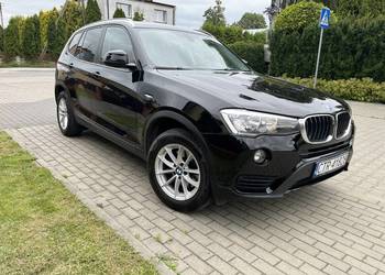 BMW X3 2017r Zadbana Czarna Prywatnie!