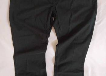 Spodnie bawełniane Basic Line chinosy 3XL/4XL czarne