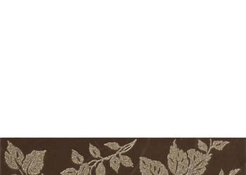 Listwa Delice choco 2 wymiar 7,4 x 25, Domino, Tubądzin, płytki, kafelki