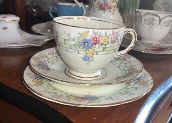 Filiżanka z talerzykiem. Sutherland. Made in England