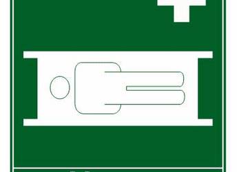 Naklejka znak informacyjny NOSZE GI004