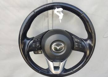 MAZDA 6 GJ CX-5 CX5 KIEROWNICA MULTIFUNKCJA SKÓRA AIRBAG CHROM