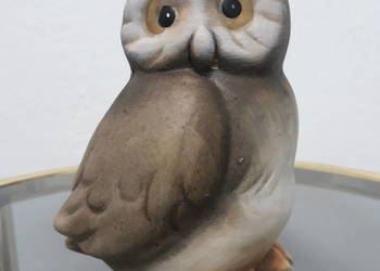 Sowa ceramiczna ozdobna