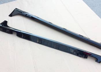 Listwy Progowe Boczne Audi A6 C7 4G0 LIFT S-Line CZARNE