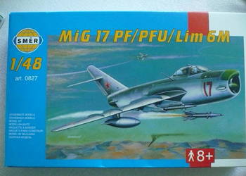 modelarstwo MIG-17 /LIM-6/ 1/48, smer, nowy