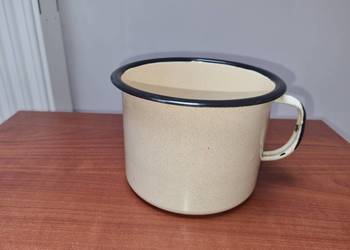 Garnek emaliowany 1,8 litry nowy PRL