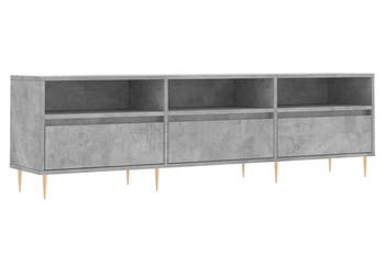 Szafka pod TV szarość betonu 150x30x445 cm WM-831272