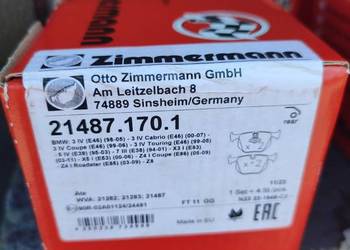 Klocki hamulcowe zimmermann 21487.170.1