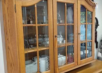 Duży kredens dębowy