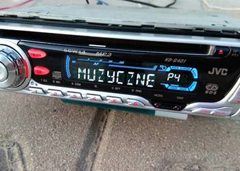 JVC KD-G410 Radio samochodowe 4x50 W,Equalizer,MP3 CD-R/RW WMA,CD TEXT