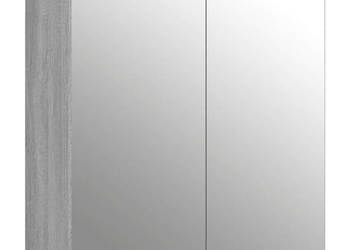 3-częściowy zestaw szafek łazienkowych szary dąb sonoma WM-3115882