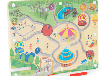 Gra labirynt magnetyczny układanka dla dzieci ECOTOYS