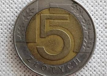 Moneta 5 złotych 1994 Destrukt