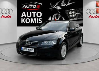 Audi A3 3-drzwiowe Audi A3 8P 1.6 MPI 101KM Czarna Niski Przebieg Klimatro…