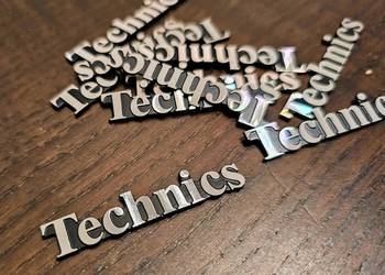 Logo Technics,  znaczek, naklejka na głośnik