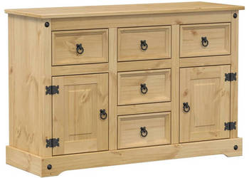 Komoda Corona 115x40x76 cm lite drewno sosnowe WM-4005680