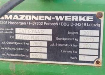 Brona talerzowa Amazone 7,5m 2011