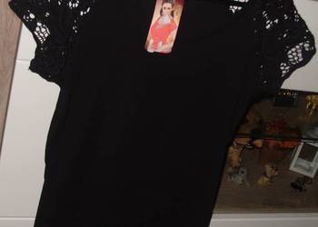 IDEAL_ Bluzeczka Haftowane rękawki _NOWA r. M/L