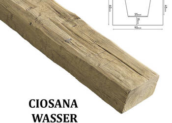 Belka Rustykalna Ciosana 9x6 cm WASSER