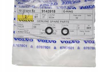 VOLVO oring uszczelka przewodu wysprzeglika OE