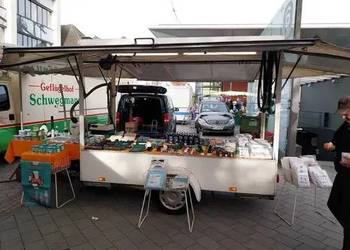 Przyczepka przyczepa handlowa sprzedażo gastronomicznawarzywniak food truck