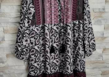 TUNIKA włoska marki Moose styl indyjski patchwork rozm.14 bawełna jak nowa