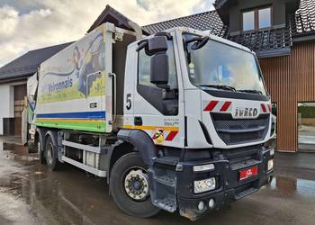 Iveco Stralis 360 Euro 6 Śmieciarka Dwukomorowa FAUN 2015 Rok Segregacja
