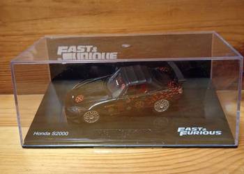 HONDA S2000 fast furious deagostini 1/43 szybcy i wściekli model Nowy