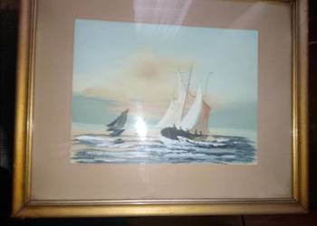 Akwarela na papierze pocz. XX w