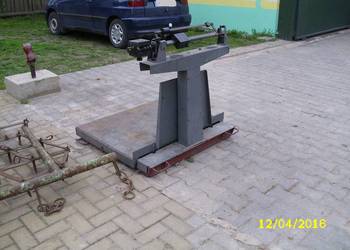 WAGA rolniczo  przemysłowa 500 kg metalowa duży podest