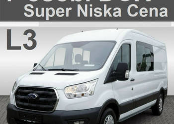 Ford Transit L3H2 Brygada 130KM Super Niska Cena 7-os. 1641 zł Od ręki !!!