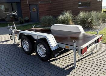 Przyczepa dwuosiowa mini koparka agregat maszyny budowlane DMC 2500