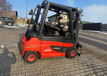 wózek widłowy elektryczny LINDE E30 wolny skok 3000kg 3500mtg 2011 rok