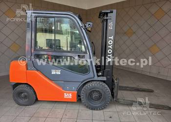 Wózek widłowy TOYOTA 8FDF25 kabina , przesuw ,  TOYOTA 8FD25 widlak Linde
