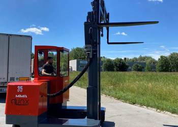 Płynnie Wielokierunkowy wózek widłowy boczny MiMA elektryczny  3.5 T NOWY