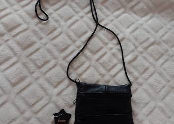 Real Leather / SkórzanaTorebka listonoszka z Londynu / Nowa