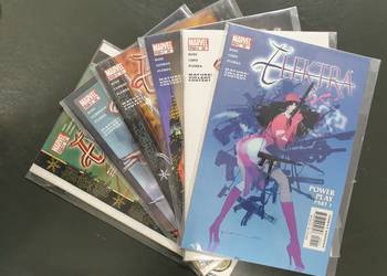 Elektra - zestaw 6 oryginalnych komiksów Marvel USA