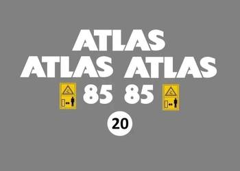 Naklejki naklejka oklejenie - ATLAS AR 85 Zamiennik