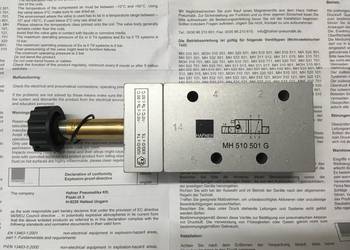 Elektrozawór HAFNER MH 510 501 G EEX (ATEX)