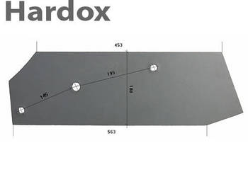 Płoza długa HARDOX 16630/P części do pługa BOVLUND