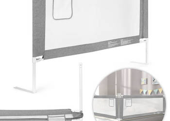 Barierka ochronna na łóżko 150 cm osłona zabezpieczenie dla dzieci ECOTOYS