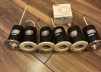 Halogeny podsufitowe 6 szt plus oprawa wysyłka gratis !!!