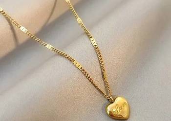 Łańcuszki serce bądź wąż