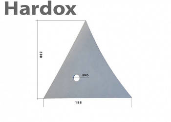 Pierś HARDOX VRP300T/P części do pługa RABEWERK