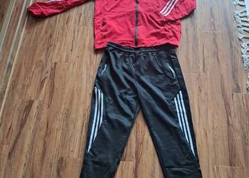 nowy czerwono czarny dres rozmiar M brak metki