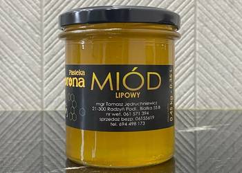 Miód Lipowy 2026 z własnej pasieki 450 g
