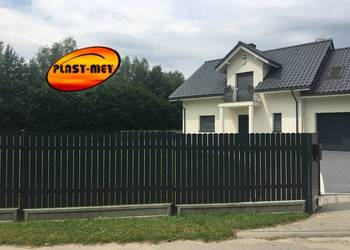 Sztachety metalowe ocynkowane malowane proszkowo 1mm, 8cm