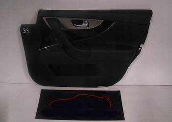 INFINITI FX 35 37 50 30D TAPICERKA DRZWI PRZÓD