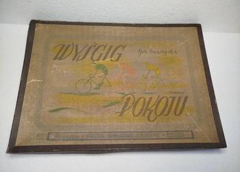 Gra Planszowa Wyścig Pokoju Gra towarzyska 1956rok
