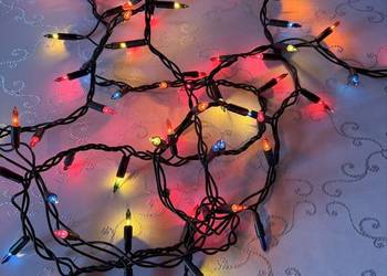 Lampki Choinkowe Goliat 100 lampek 5,5m Kolorowe Łańcuch Świąteczny